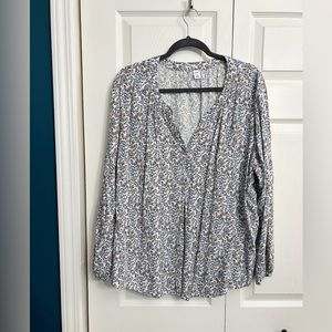 Old Navy Printed Top Size XXL